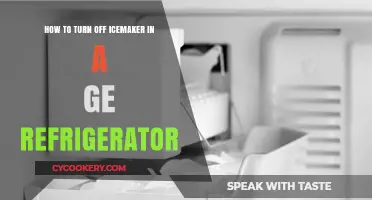 Easy Steps to Disable Your GE Fridge's Ice Maker
