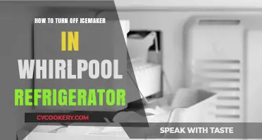 Quick Guide: Disable Your Whirlpool Fridge's Ice Maker in Minutes