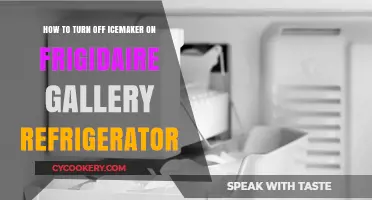 Quick Guide: Disabling Your Frigidaire Gallery Fridge's Icemaker Easily