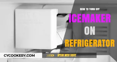 Quick Guide: Turning Off Your Refrigerator's Icemaker Easily