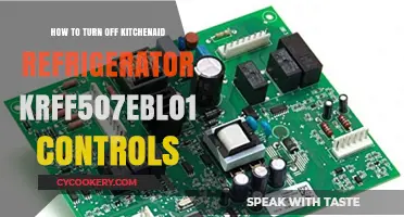 Disabling KitchenAid KRFF507EBL01 Fridge Controls: A Simple Guide