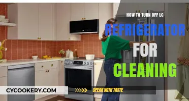 Effortless Cleaning: How to Safely Turn Off Your LG Refrigerator