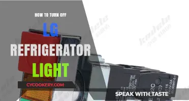 Quick Guide: Turning Off Your LG Refrigerator Light Easily