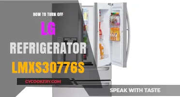 Quick Guide: Turning Off Your LG LMXS30776S Refrigerator Easily