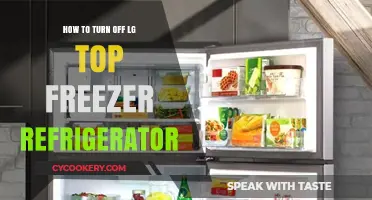 Easy Steps to Disable Your LG Top Freezer Fridge