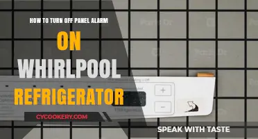Silencing the Panel Alarm on Your Whirlpool Fridge: A Quick Guide