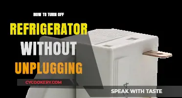 Simple Steps to Safely Turn Off Your Refrigerator Without Unplugging