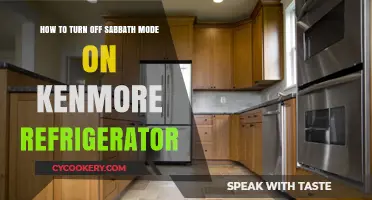Easy Steps to Disable Sabbath Mode on Your Kenmore Fridge