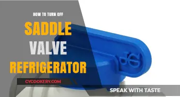 Easy Steps to Turn Off Your Saddle Valve Refrigerator Safely