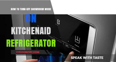 Disable Showroom Mode on Your KitchenAid Fridge: A Simple Guide