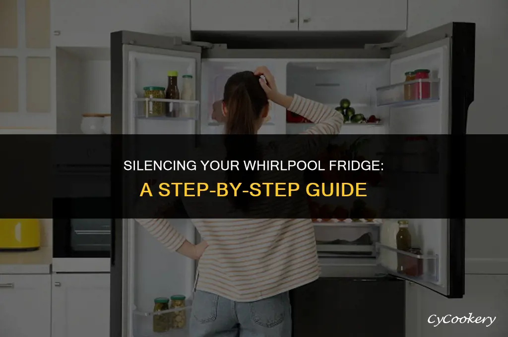 how to turn off sound on whirlpool refrigerator