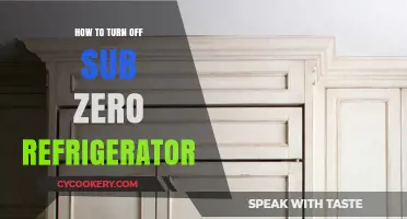 Quick Guide: Turning Off Your Sub-Zero Refrigerator Safely and Easily