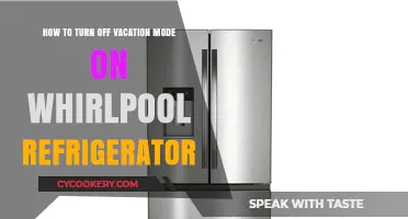 Reactivating Your Whirlpool Fridge: A Guide to Disabling Vacation Mode