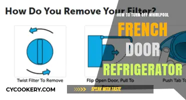 Effortlessly Disable Your Whirlpool French Door Fridge: A Quick Guide