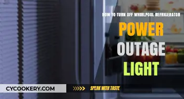 Solving the Mystery: How to Disable Whirlpool Fridge Power Outage Light