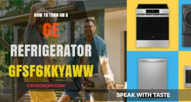 Effortlessly Activate Your GE GFSF6KKYAWW Refrigerator: A Quick Guide