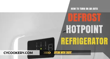 Effortless Defrosting: Activating Auto Defrost on Your Hotpoint Fridge