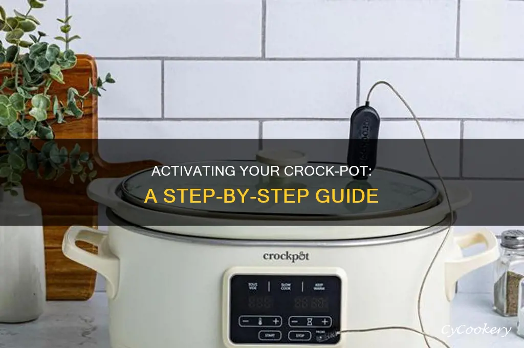 how to turn on crock pot the original slow cooker