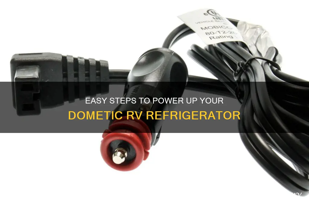 how to turn on dometic rv refrigerator