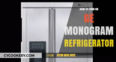 Easy Steps to Power On Your GE Monogram Refrigerator