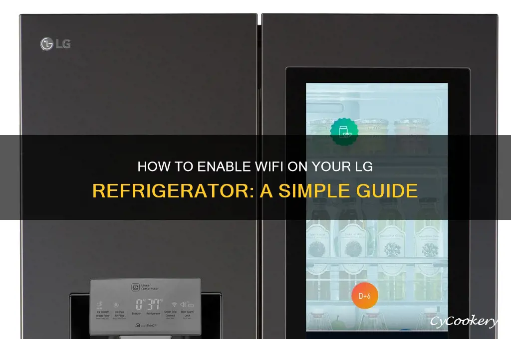 how to turn on lg refrigerator wifi