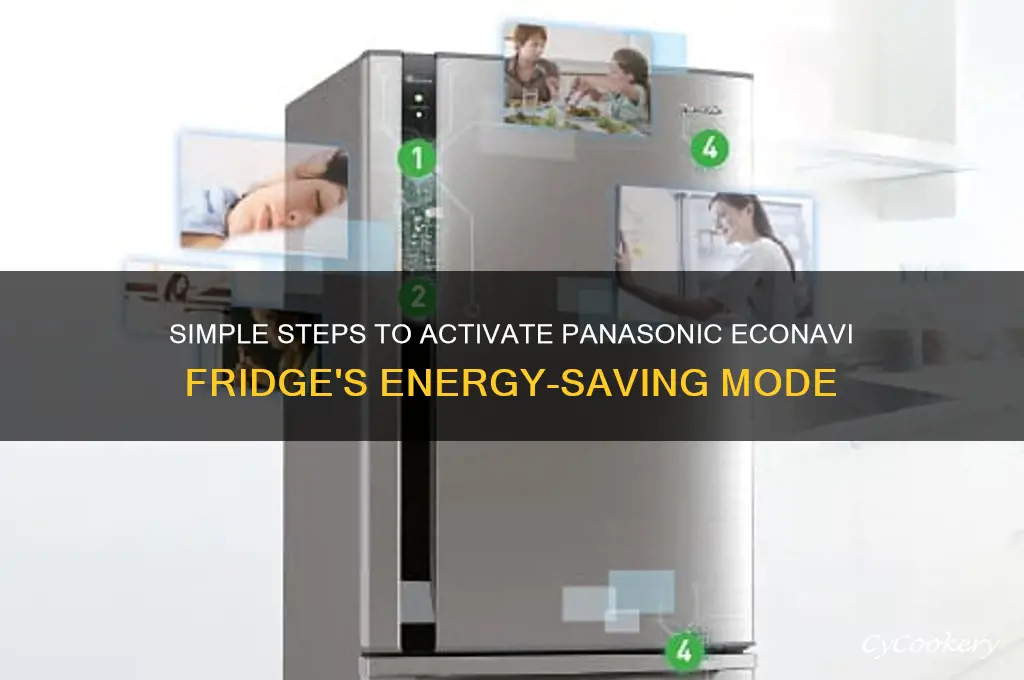 how to turn on panasonic econavi refrigerator