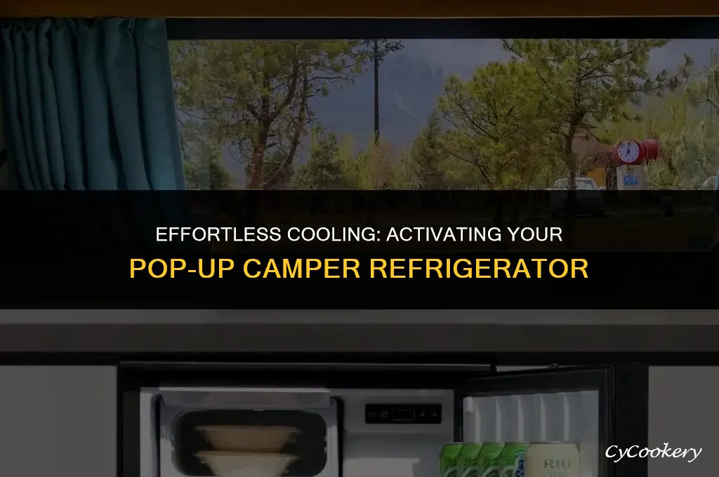 how to turn on pop up camper refrigerator