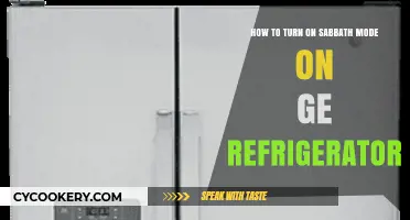 Activate Sabbath Mode on Your GE Fridge: A Simple Guide