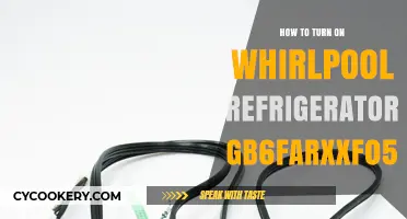 Easy Steps to Power On Your Whirlpool GB6FARXXF05 Fridge