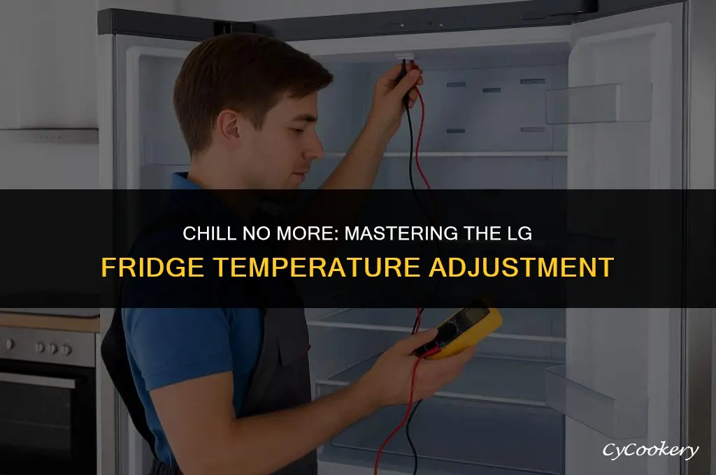 how to turn up temperature on lg refrigerator