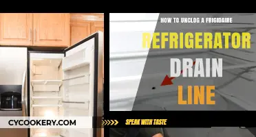 Unclogging Your Frigidaire Fridge Drain Line: A Simple Guide