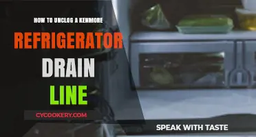 Quick Fix: Unclog Your Kenmore Fridge Drain Line Easily