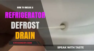 Quick Fix: Unclog Your Fridge Defrost Drain in Simple Steps