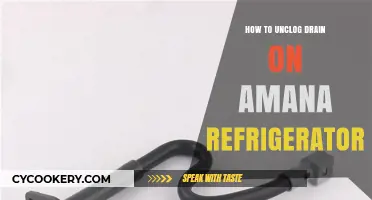 Quick Fix: Unclogging Your Amana Refrigerator Drain in Simple Steps