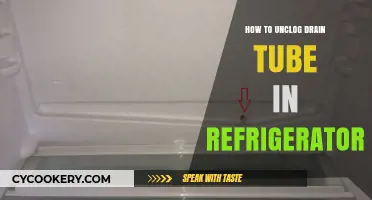 Quick Fix: Unclogging Your Refrigerator's Drain Tube Easily