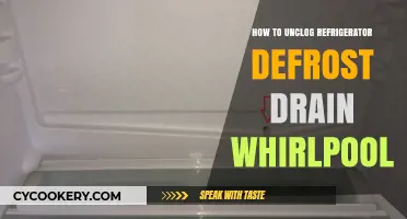 Unclog Your Whirlpool Fridge Defrost Drain: Quick and Easy Steps