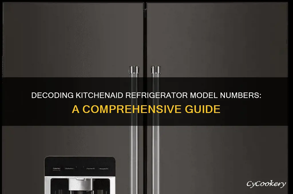 how to understand kitchenaid refrigerator model number