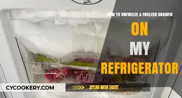 Quick Fix: Unfreezing Your Refrigerator's Freezer Drawer