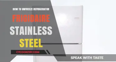 Quick Fixes to Unfreeze Your Frigidaire Stainless Steel Refrigerator