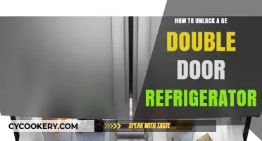 Easy Steps to Unlock Your GE Double Door Refrigerator