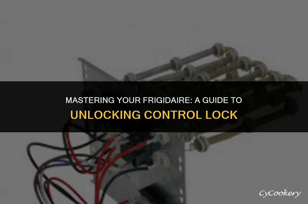 how to unlock control lock on frigidaire refrigerator