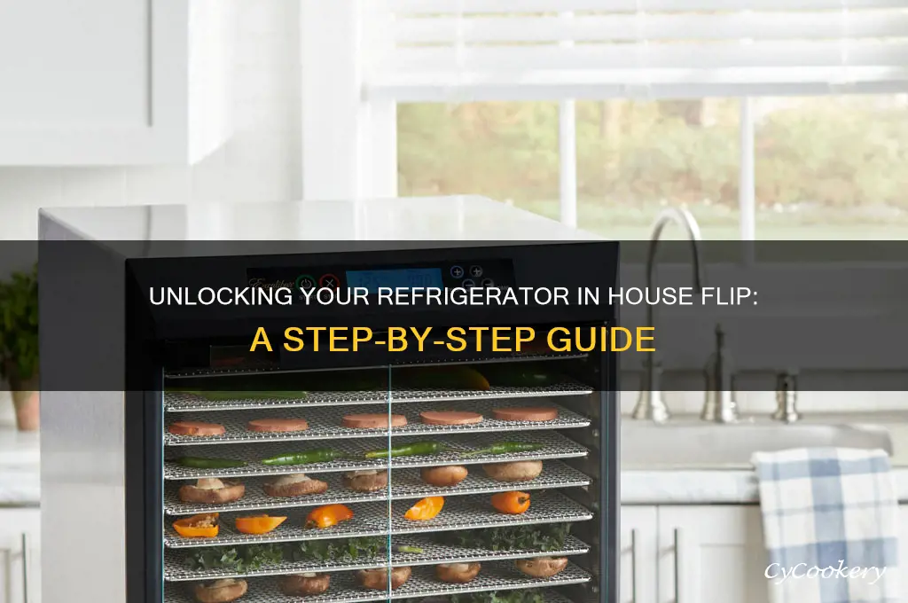 how to unlock refrigerator in house flip