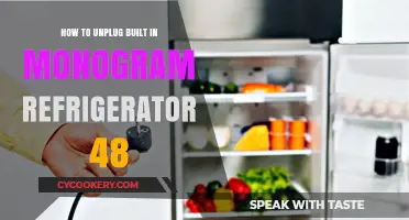 Unplugging Your Monogram Refrigerator: A Step-by-Step Guide