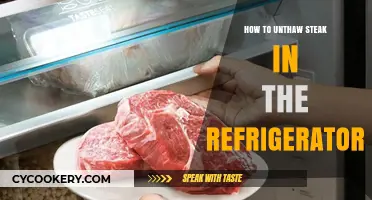 Safely Unthaw Steak in the Fridge: A Step-by-Step Guide