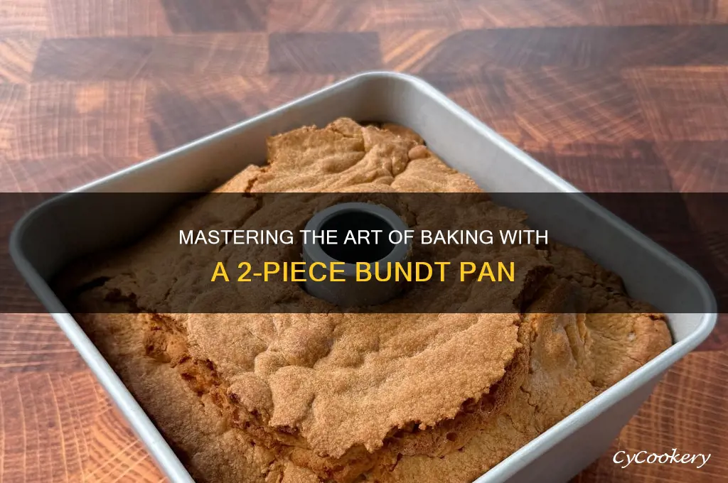 how to use a 2 piece bundt pan