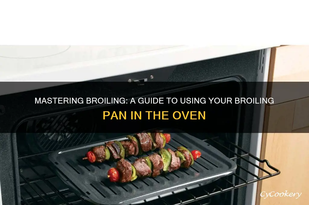 how to use a broiling pan in the oven
