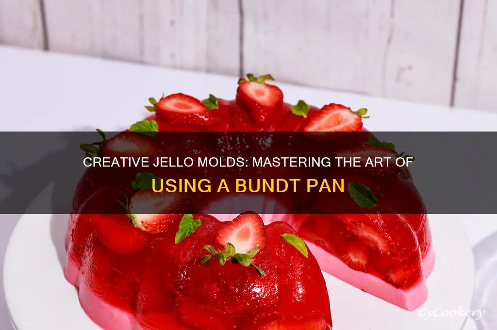 how to use a bundt pan for a jello mold