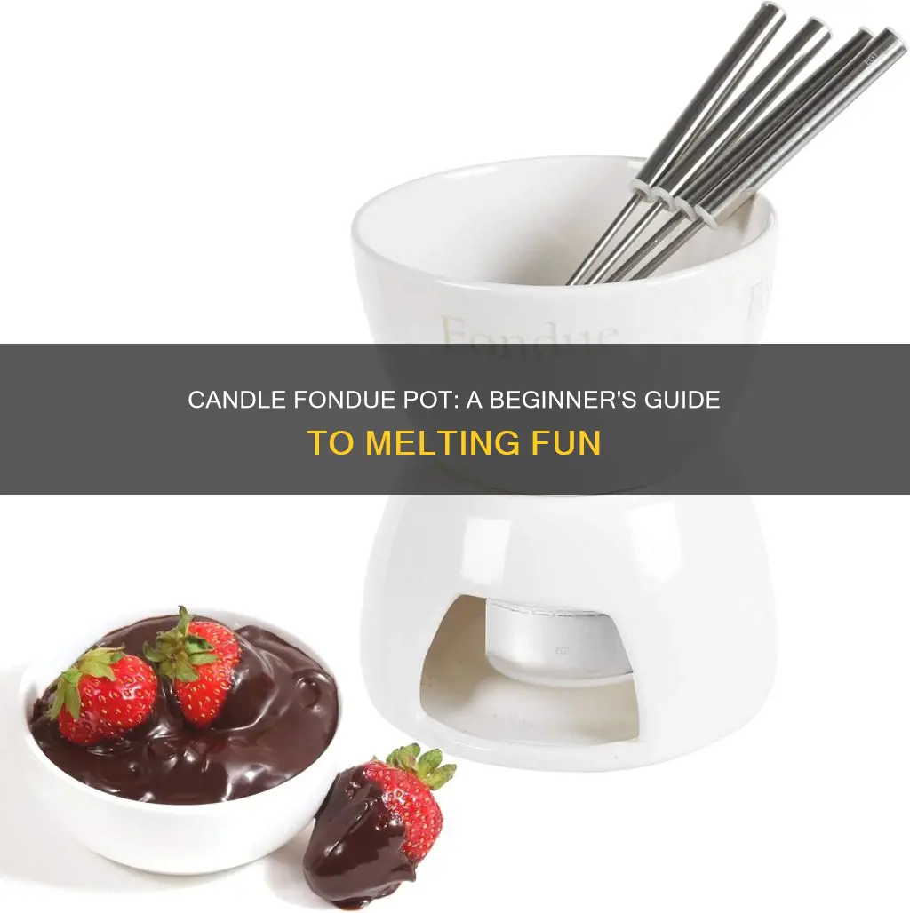 how to use a candle fondue pot