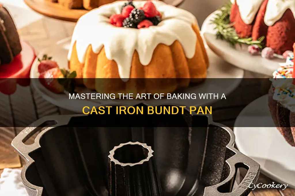 how to use a cast iron bundt pan