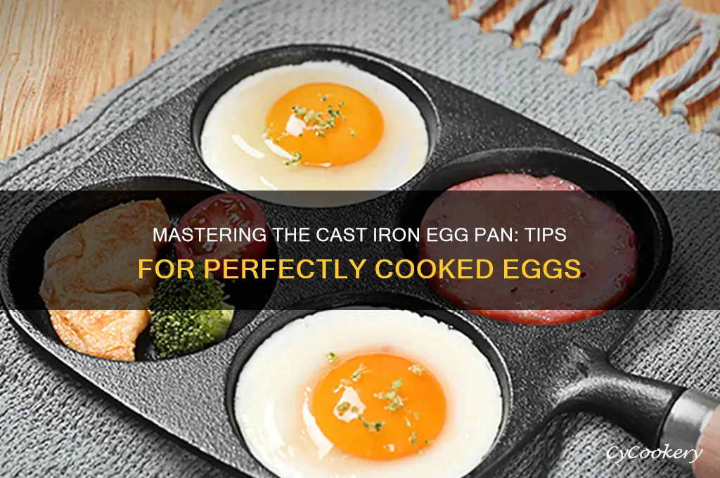 how to use a cast iron egg pan